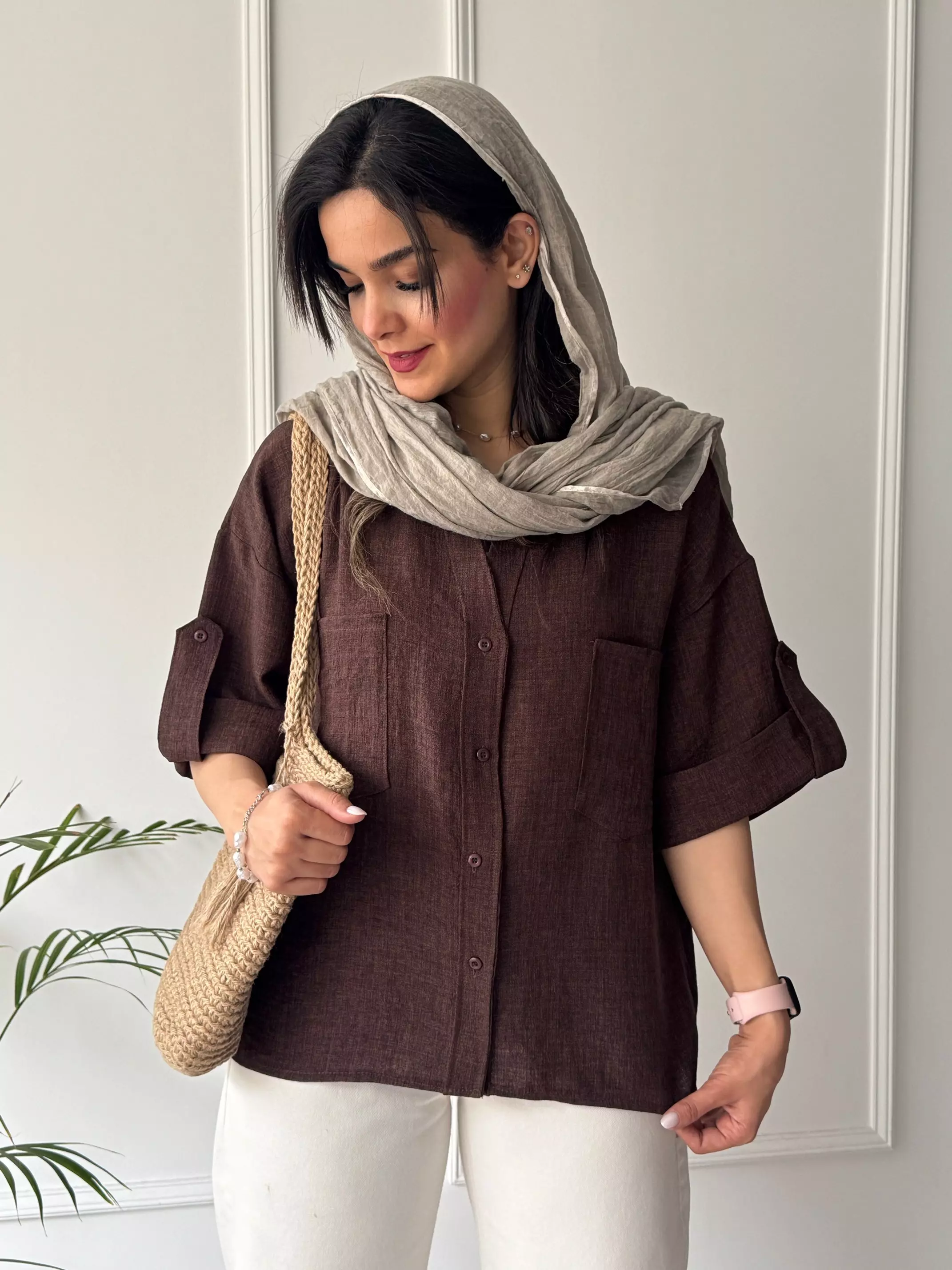 مانتو شومیزی مدادرنگی